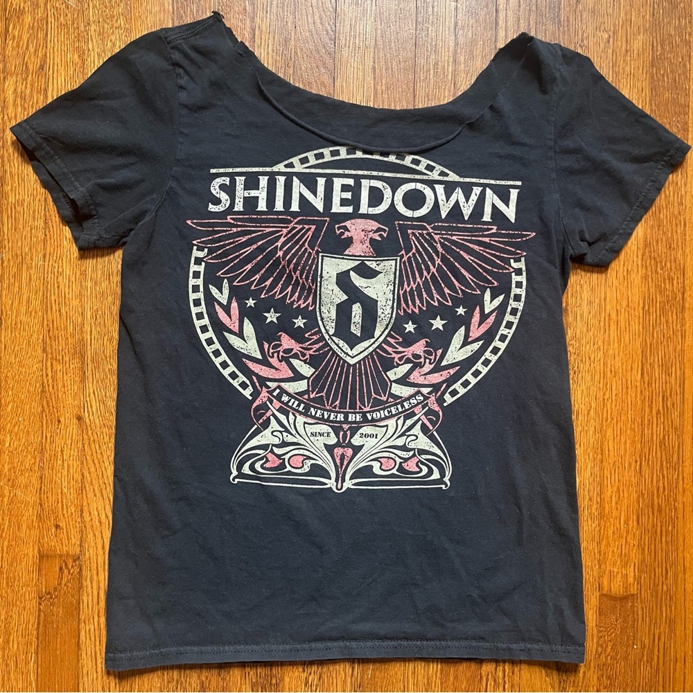 Vtg 2001 y2k Shinedown world tour band shirt tshirt S Festival rock
